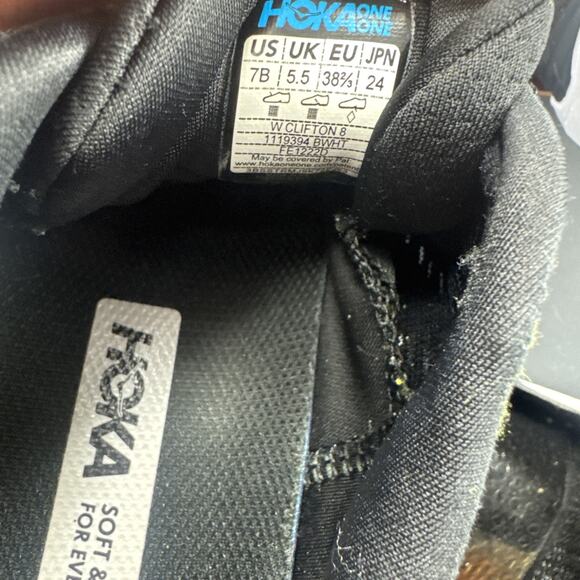 Hoka One One Clifton 8 Running Lightweight Athletic Sneaker Women’s Sz 7B - Picture 8 of 8